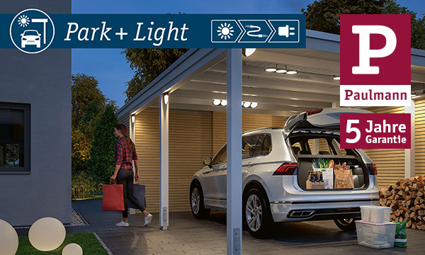 Paulmann Park + Light Carport Beleuchtung