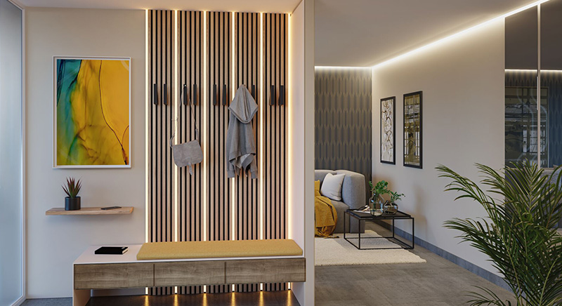 LED-Strips für Treppenstufen