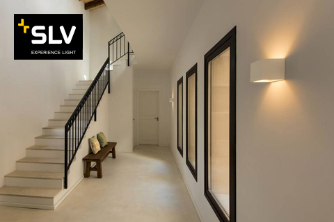 SLV Plastra Gipsleuchten für Wand und Decke