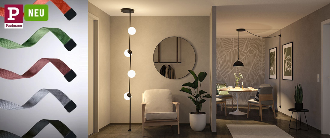 ULine Gurt-Lichtsystem für eine moderne und stilvolle Beleuchtung im Wohnzimmer