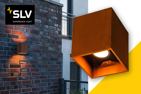 SLV Rusty Up/Down Wandleuchte