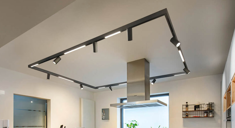 NUMINOS 48V Schienenspots in schwarz und weiß NUMINOS 48V Schienenspots in schwarz und weiß